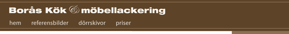 Borås kök och möbellackering, lackering i borås